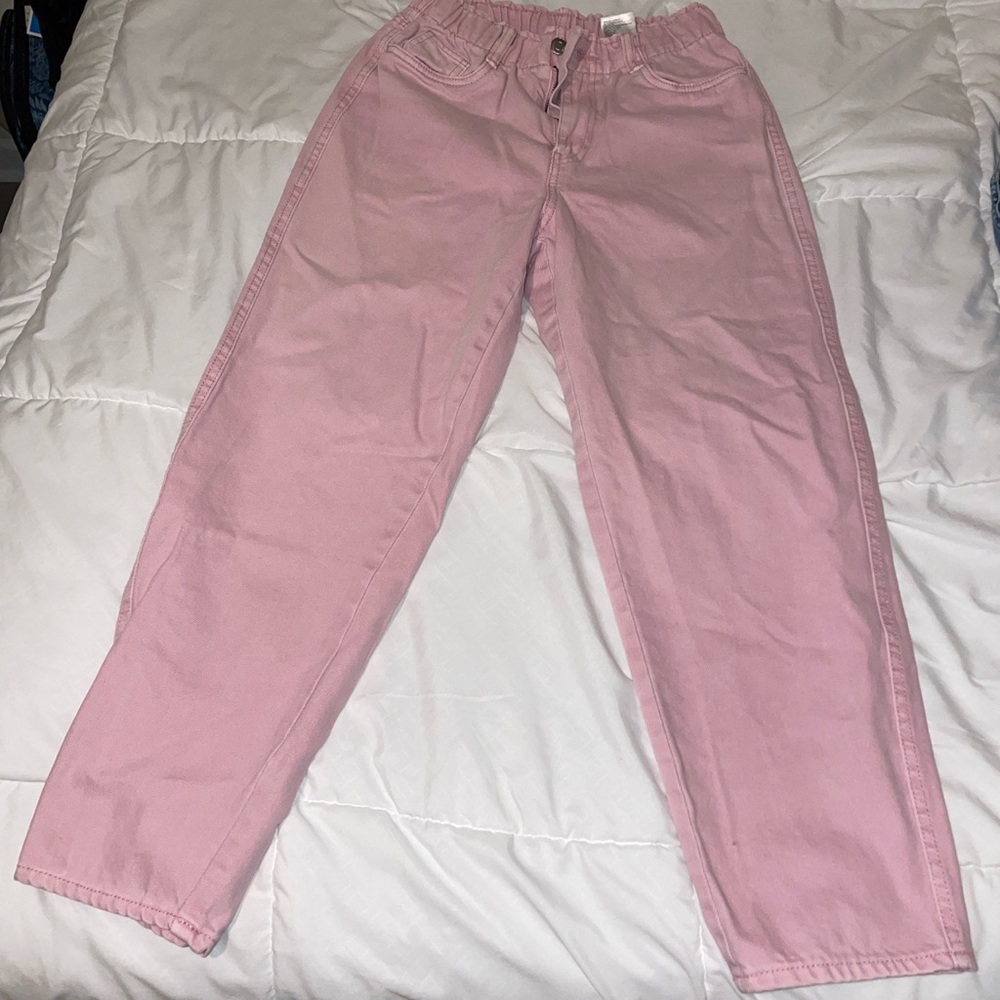 H&M Pink Mom Jeans